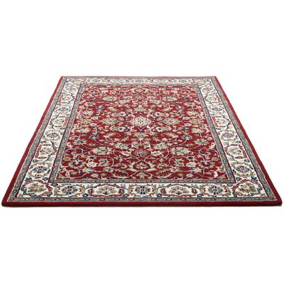 Wollteppich THEKO "Royal Orient Isfahan", rot, B:170cm H:14mm L:240cm, Schurwolle, Teppiche, handgetuftet, Orient-Optik, reine Wolle
