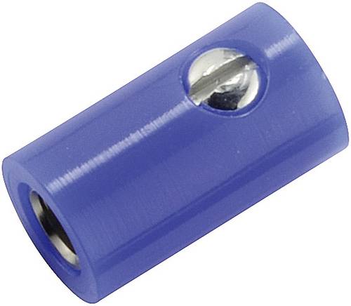 Kahlert Licht Miniatur-Laborbuchse Buchse, gerade Stift-Ø: 2.6mm Blau