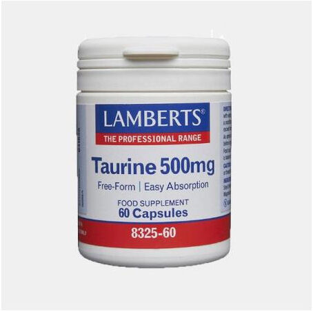 LAMBERTS TAURINE 500mg 60 CAPSULAS