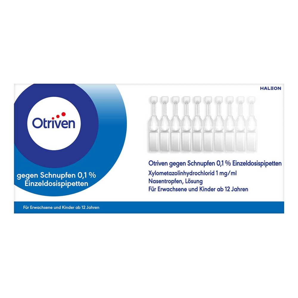 Haleon Germany GmbH Otriven gegen Schnupfen 0,1 % Einzeldosispipetten 02528343