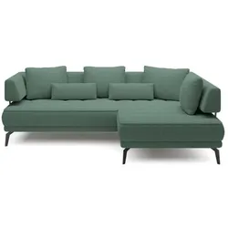 Ecksofa Giotto Stoff Grün