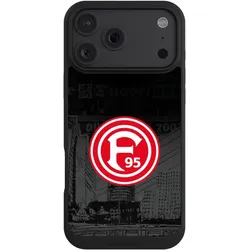 Nivocase Handyhülle für Apple iPhone 18 Pro Max Hülle NIVOpure Case Schwarz Fortuna Düsseldorf Logo (Apple iPhone 18 Pro Max), Smartphone Hülle, Schwarz