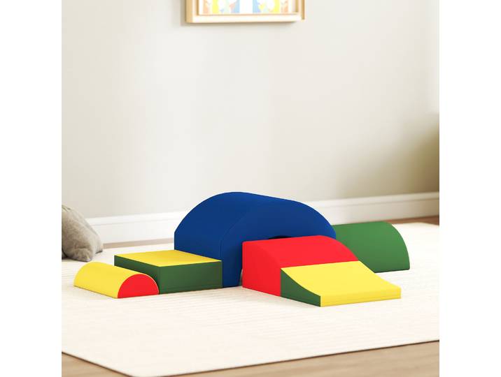 AIYAPLAY Parcours Motricité Bébé 6PCS Mousse EVA Multicolore