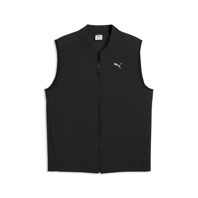 Sweatshirt PUMA "PUMATECH Gewebte Weste Herren", Herren, Gr. L, schwarz, Obermaterial: 100% Polyester. Taschenfutter: 100% Polyester, normal, Sweatshirts Sweatshirt