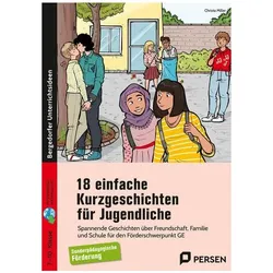 18 einfache Kurzgeschichten für Jugendliche, Schulbücher von Christa Miller