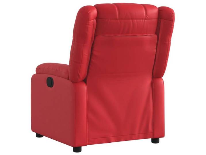 Rouge - Fauteuil inclinable Rouge Similicuir - Fauteuil individuel - Capacité 110 kg(1parcel)joy91l