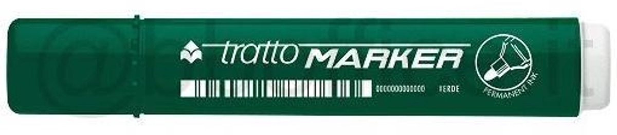 Tratto Permanente Marker Kogelpunt Groen 12 stuks