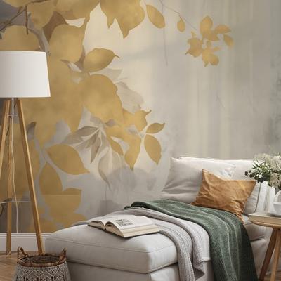 Veer Decor Afterglow Leaves Wall Mural