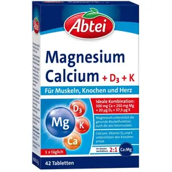 ABTEI Magnesium + Calcium + D3 + K 42 St