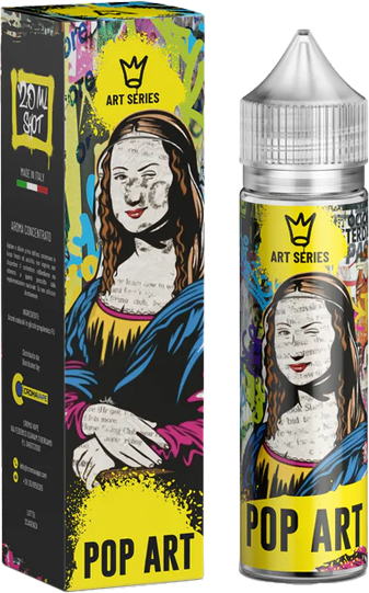 Croma Vape Pop Art Series Liquido Shot 20ml Caramella Frutti Rossi Mirtillo
