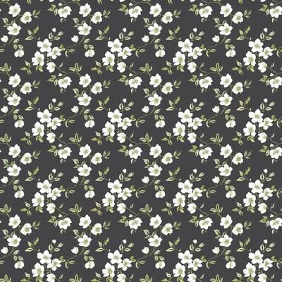 Galerie Wallcoverings Secret Garden Delicate Flower Trail Non-woven Matte Wallpaper Roll