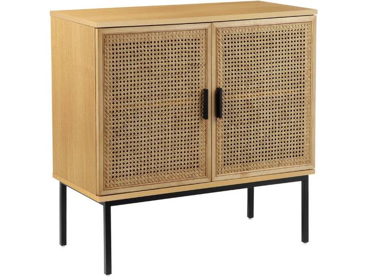 OTTO home Sideboard Feines, FSC-Holz, Melamin, MDF, Metall & ABS mit Soft-Close, Breite 85 cm