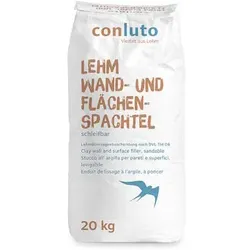 conluto Lehm Wand- und Flächenspachtel natur - 20 kg Sack