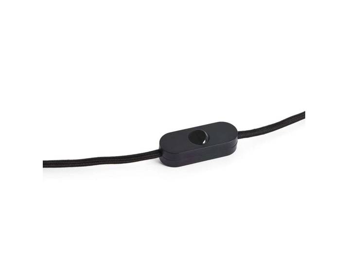 COMMON E27-Lampenfassung, schwarz, Stecker, 2,4 m - HAY - Wohnzimmer - Kunststoff - Einflammig
