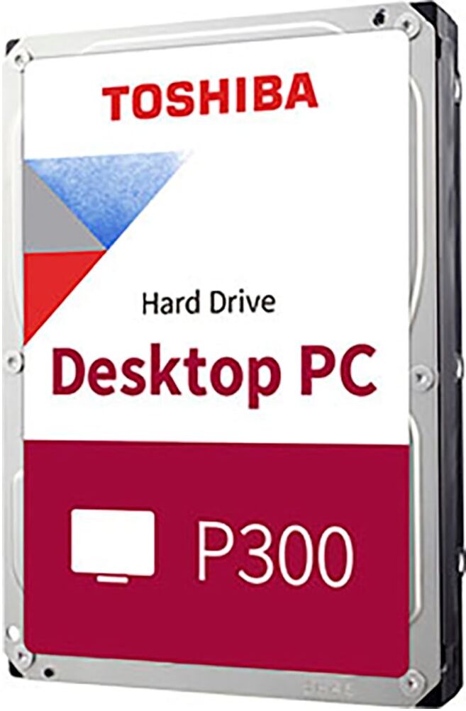 Toshiba interne HDD-Festplatte "P300 Desktop PC 2TB", schwarz (silber, schwarz), 2 TB, Festplatten, interne HDD-Festplatte