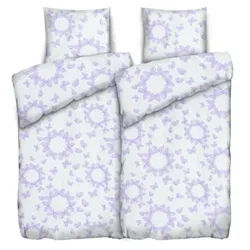 SOFT WAVE Bettwäsche Schmetterlinge Mikrofaser Seersucker Doppelbett, 4tlg.
