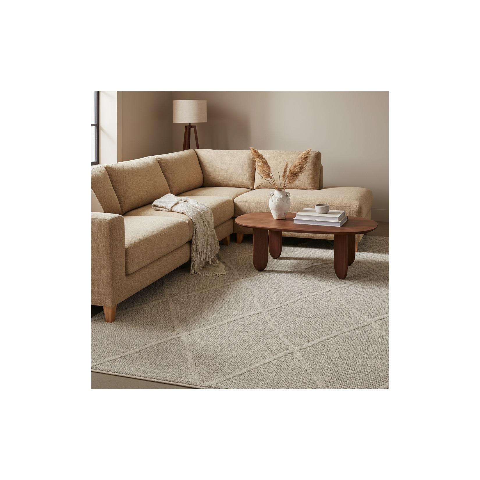 Outdoorteppich IMST, im Boho-Stil, Beige, 200 x 290 cm