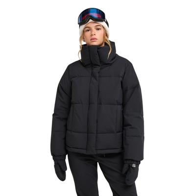Snowboardjacke ROXY "Snow Winter Rebel 10K", Damen, Gr. L, schwarz, Obermaterial: 100% Polyester., Jacken Snowboardjacke