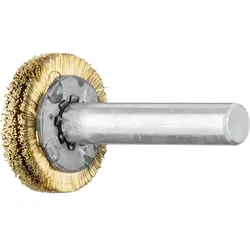PFERD TOOLS Rundbürste ungezopft RBU Messing-Draht mit Schaft - 43101002
