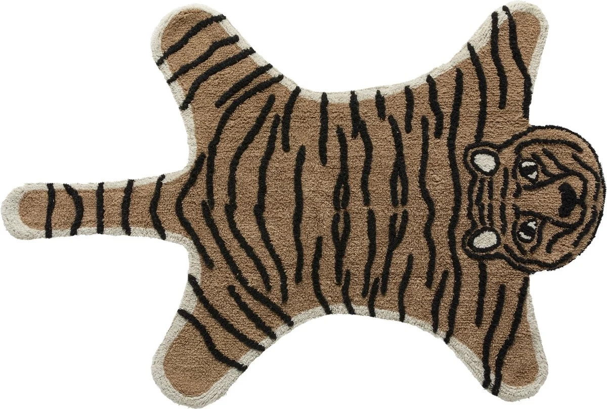 Lifetime vloerkleed Wild Life Tiger voor volwassenen