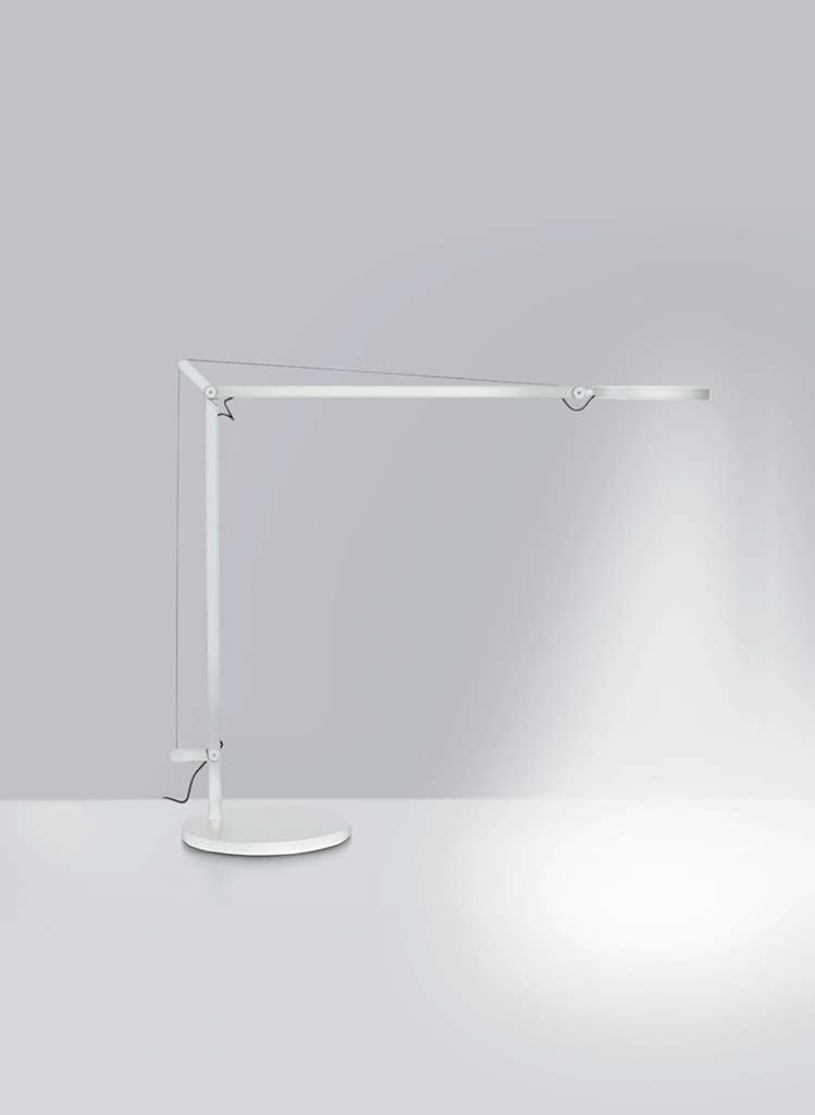 Artemide Demetra Tischleuchte (Tischfuß, weiß, extra-warmweiß (2700 K), Touchdim... Tischfuß | weiß | extra-warmweiß (2700 K) | Touchdimmer 1734W20A+1733020A