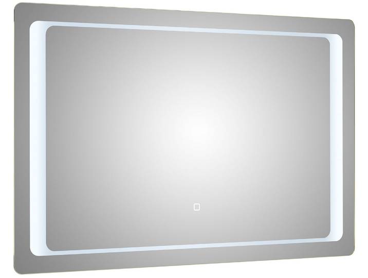 Badspiegel SAPHIR Quickset 326, inklusive Touchsensor, 110cm breit , transparent, B:110cm H:70cm T:3cm, Aluminium, Spiegel, Badspiegel