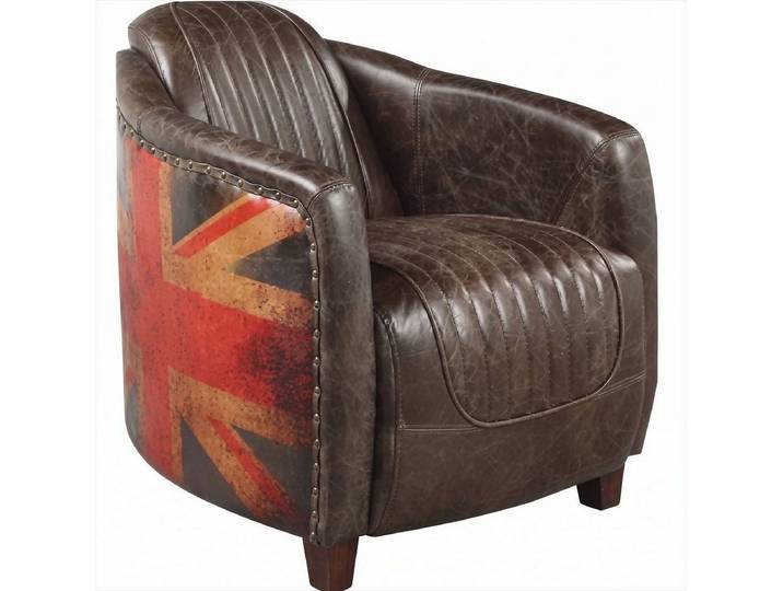 JVmoebel Sessel Sessel Union Jack Clubsessel British Style Vintage Retro Antik Design (Sessel, 1-St., 1-tlg), Britische Flagge
