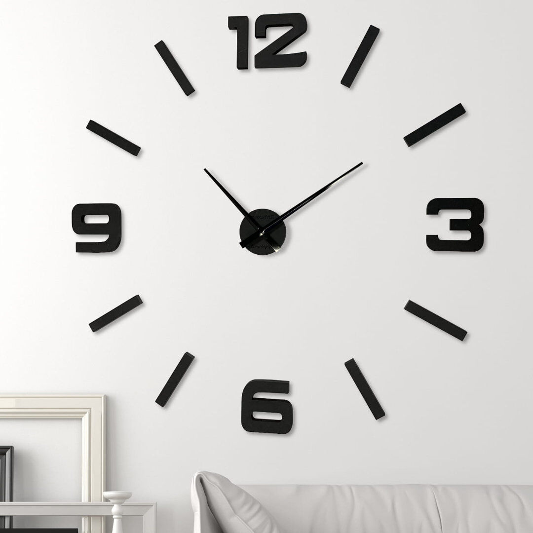 flexistyle Admirable Solid Wood Skeleton Wall Clock 130cm H x 130cm W x 2cm D