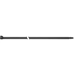 SAPISELCO Kabelbinder 4,5x186mm schwarz Nylon mit Stahlnase 100 Stück