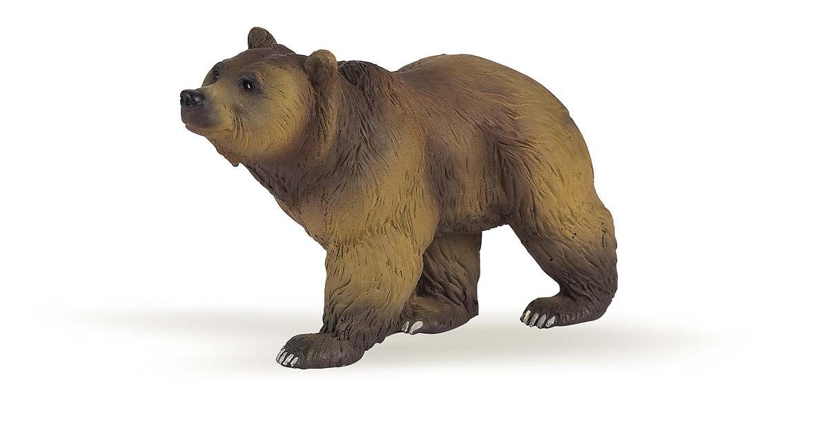 Papo Dierenrijk 3 figuurtjes Bruin PVC