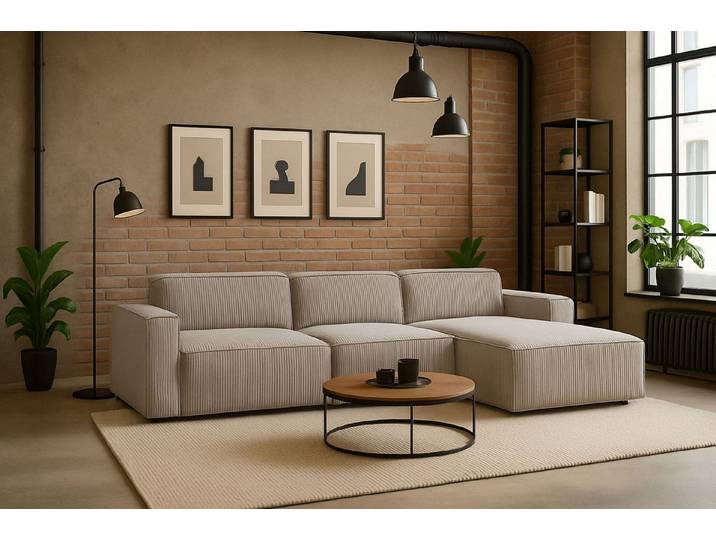 Kaiser Möbel Ecksofa Ecksofa Cursal L-Form – modular, modern, unvergleichlich bequem, Einzelsofa