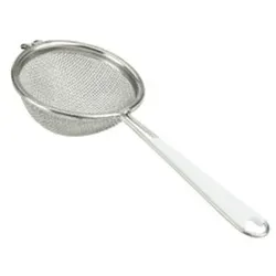 Sieb Ø 7 cm Aluminium Silber