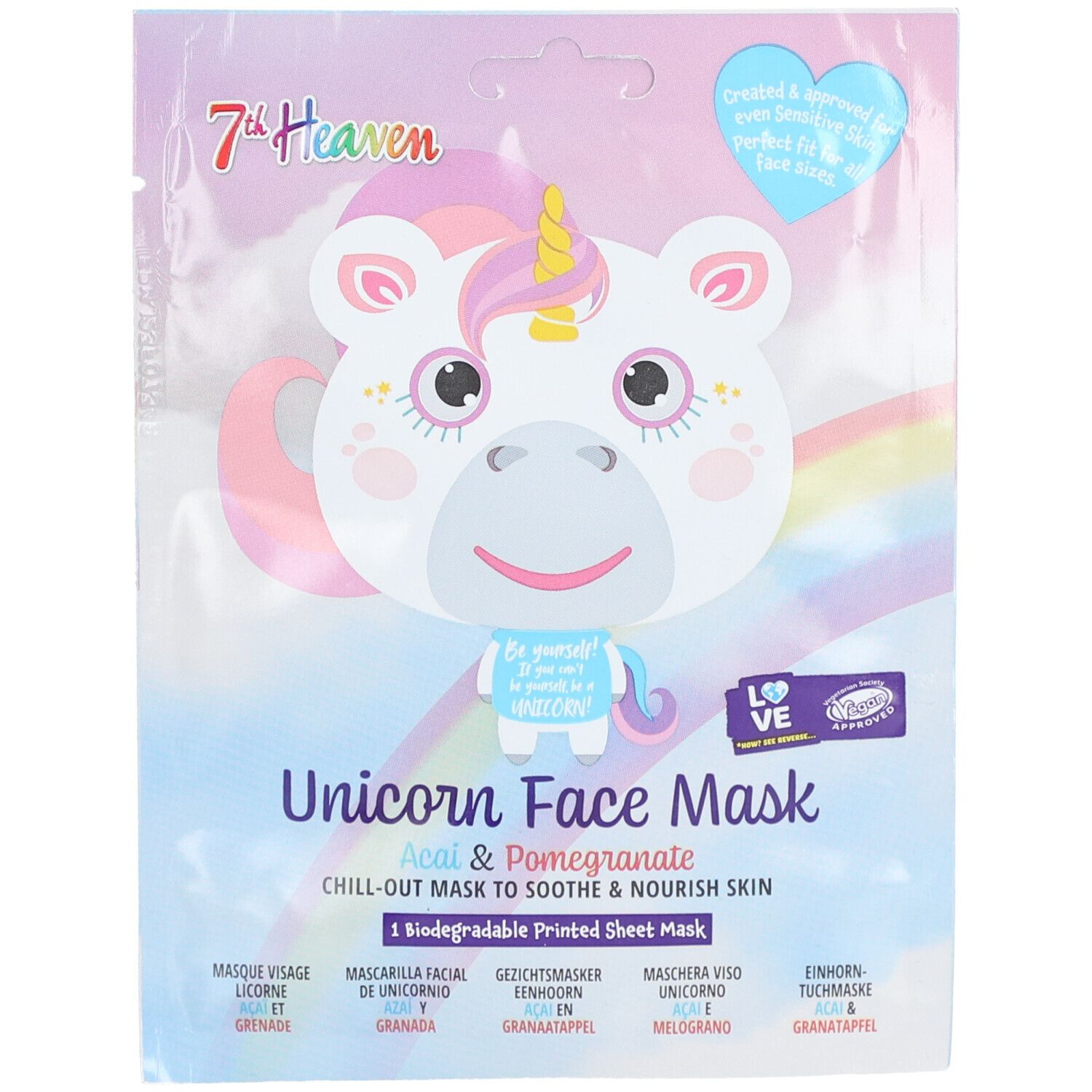 Face Food Unicorn Sheet Mask Btl 1 St Nicht relevant