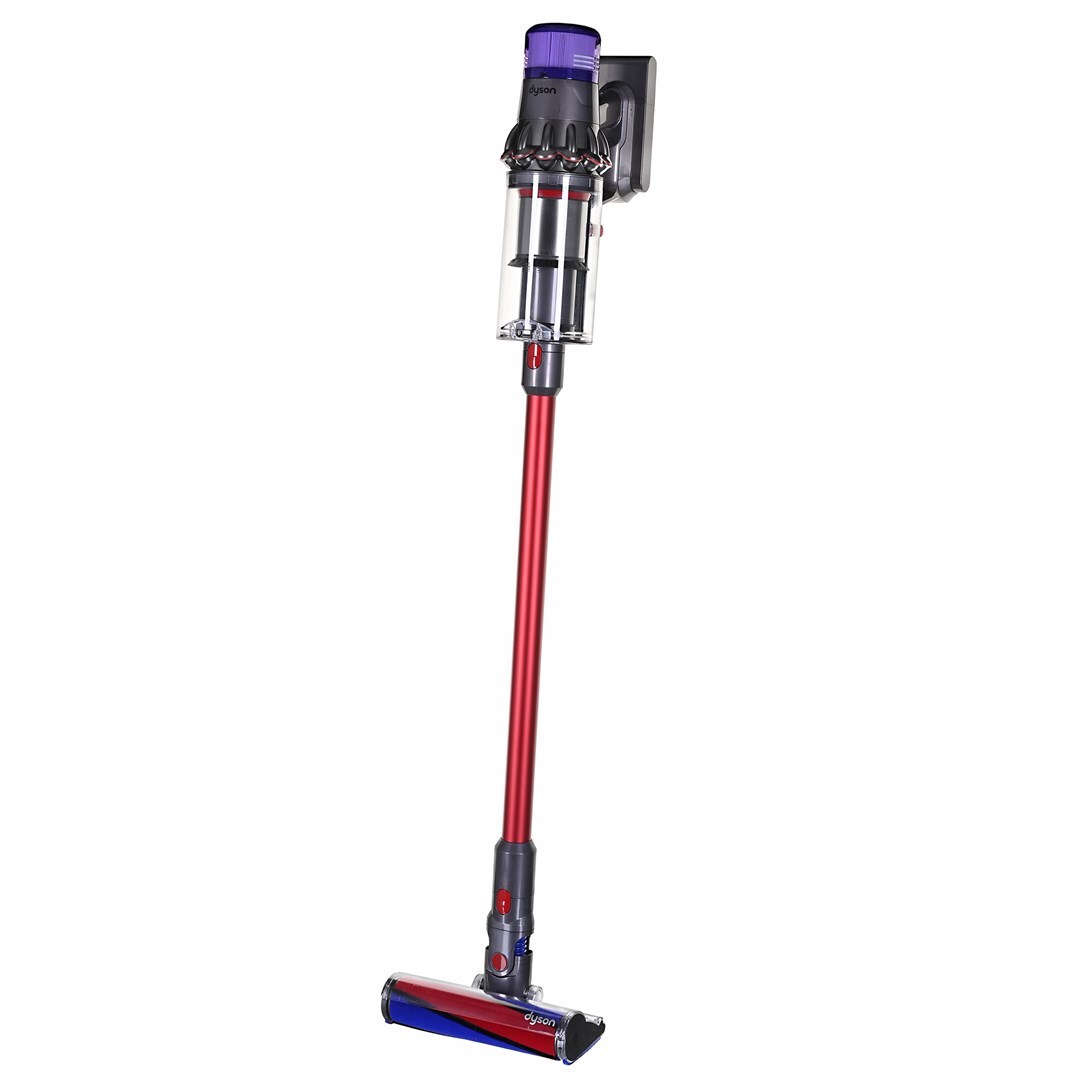 Dyson V11 Fluffy, 2-in-1-Stabstaubsauger, Beutellos, Nickel, Rot, Trocken, Zyklonisch/Filterung, Glatter Boden, Teppich, Harter Boden, Soft floor, Treppenstufen, Kachel, Polsterung, Holzboden