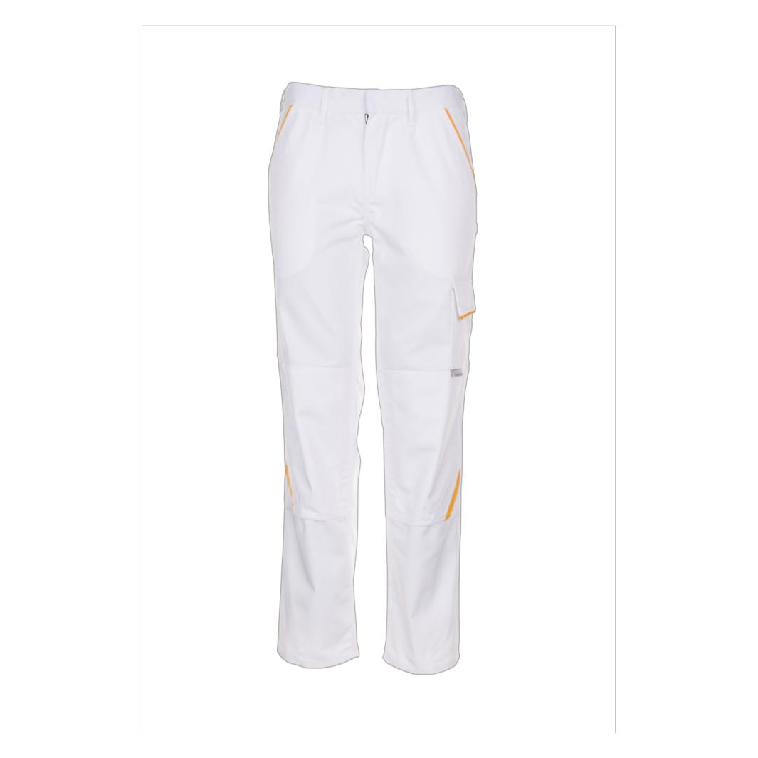 Planam Bundhose reinweiss/reinweiss/gelb 52 54 (54) (42963972)