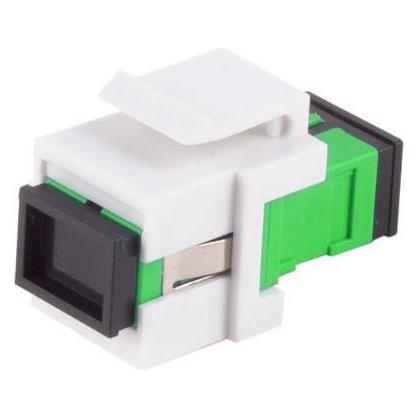 Shiverpeaks -BASIC-S--LWL-Keystone Verbinder, SC-SC, Simplex, grün (Keystone Modul) (BS08-10211)