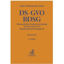 Datenschutz-Grundverordnung VO (EU) 2016/679, Bundesdatenschutzgesetz. DS-GVO / BDSG, Fachbücher