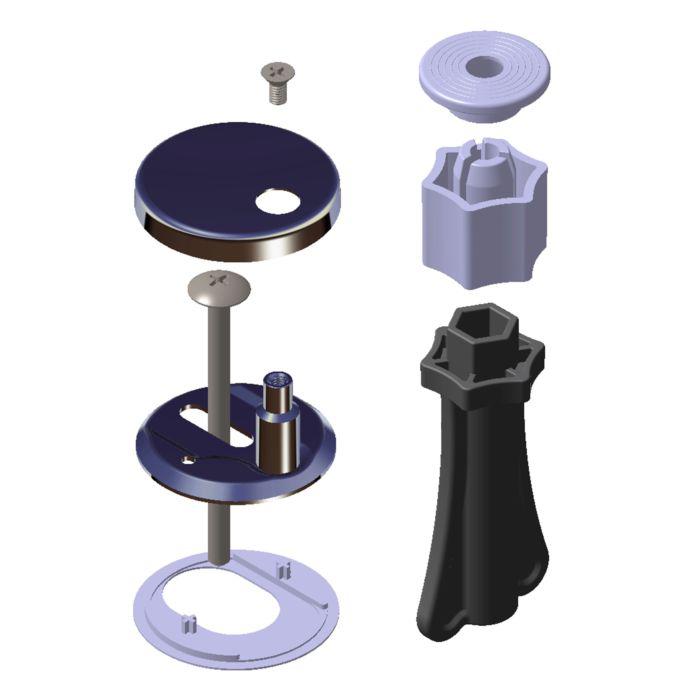 LAUFEN Pro Befestigung H8989520000001 M 12, für WC-Sitz