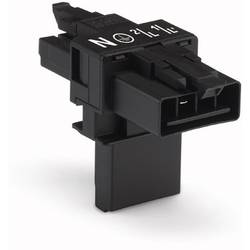 WAGO 890-626 Netz-T-Verteiler Netz-Stecker - Netz-Buchse, Netz-Buchse Gesamtpolzahl: 4 Schwarz 25 St.
