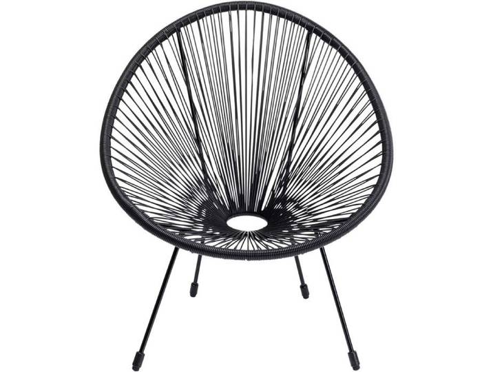 Fauteuil de jardin Acapulco Mono noir Kare Design