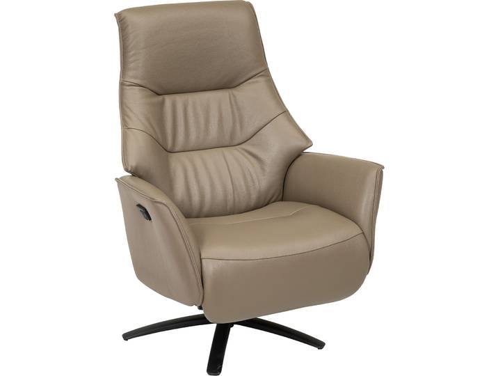 Relaxsessel Zohra Muskat Echtleder T 86 B 82 H 113 cm