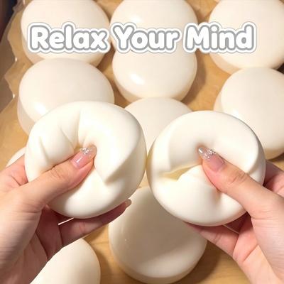 Quick Pick Pro Milk Cake Squishy Squeeze Toy Cute Dessert Inspired Stress Relief Fidget 2 Pcs