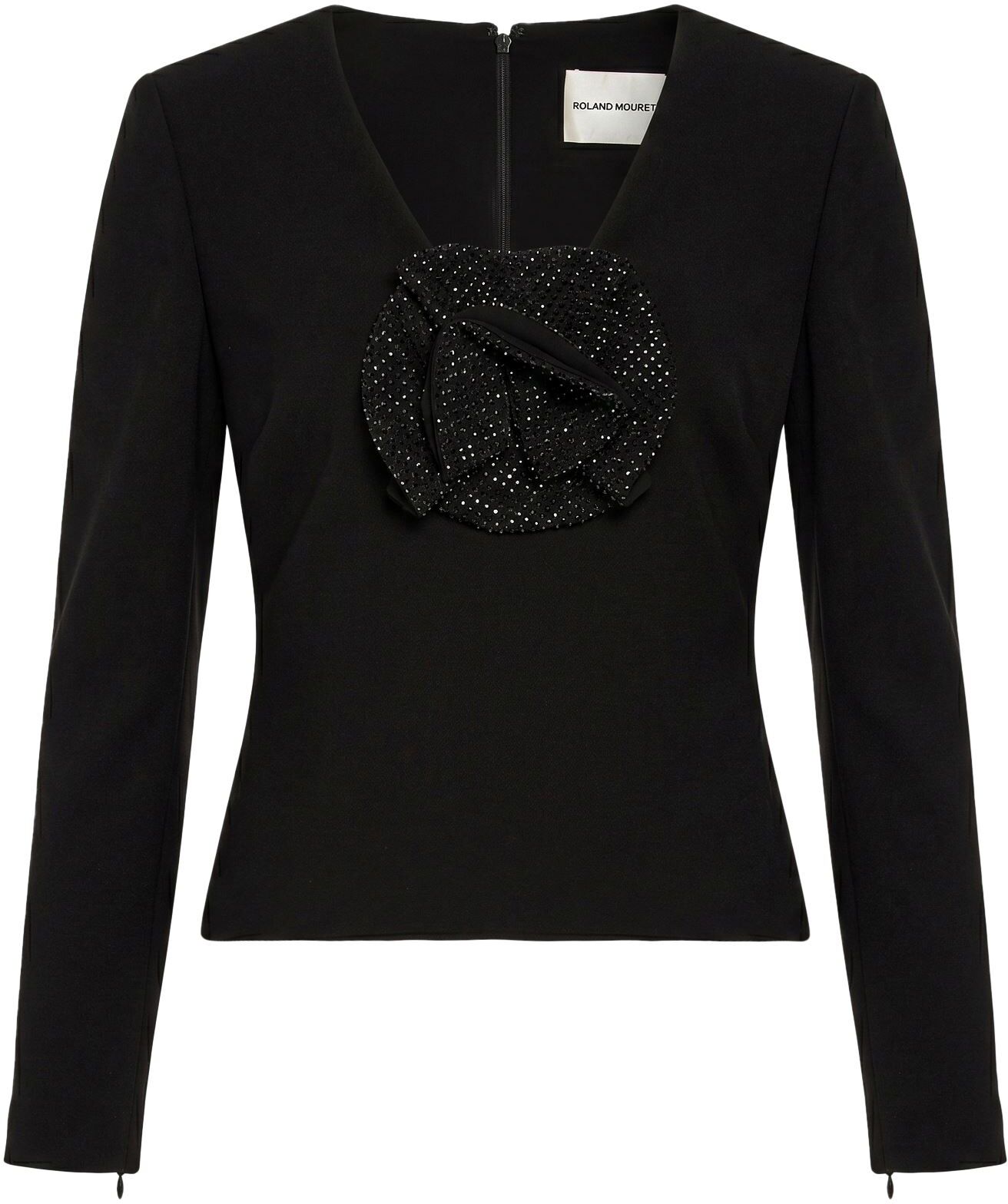 Roland Mouret Camiseta Mujer Negro 38 Mujer