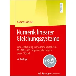 Numerik linearer Gleichungssysteme, Fachbücher von Andreas Meister