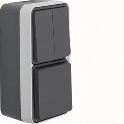 Hager Serienschalter/Steckdose WNC083