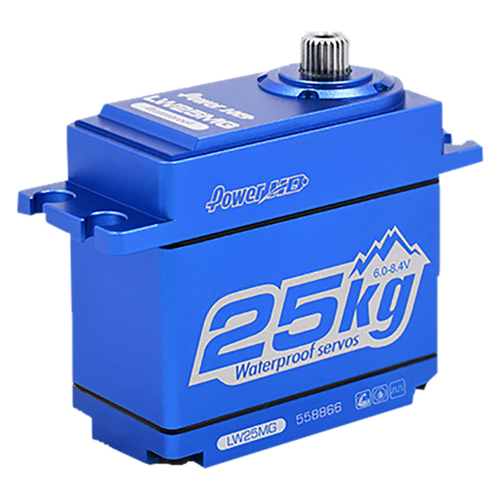 Power HD Servo LW-25MG / 25.0kg / 0.14sec. / 6V - 8.4V / Waterproof (PHD-LW-25MG)