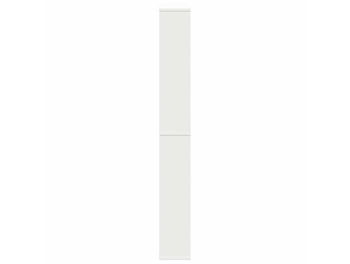Remise 2026®Meuble Entrée Blanc - Meuble à chaussures - Bonne ventilation - 4 étagères et miroir 63x17x134cm Blanc 720 1796948