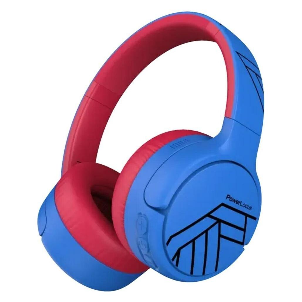 PowerLocus Tiger Bluetooth-Kinderkopfhörer mit ANC (PWL-TIGER-BLUERED)