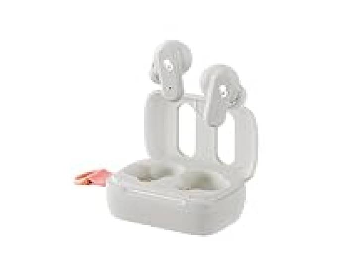 Skullcandy Dime 3 Écouteurs Intra-Auriculaires sans Fil, Autonomie 20 h, Microphone, Compatible iPhone + Android + Appareils Bluetooth - Blanc