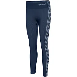 hummel, Damen, Tights, Hmlmt Blaze Seamless Mw Tights (XS), Blau
